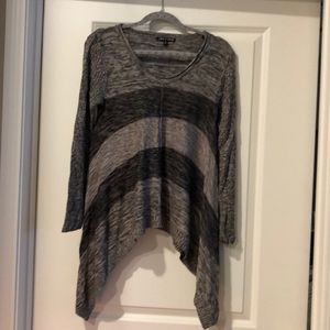 Grey and black sweater